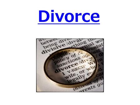 Divorce. There are more divorces now then the early 20 th century... Turn to the person next to you and come up with two reasons why?