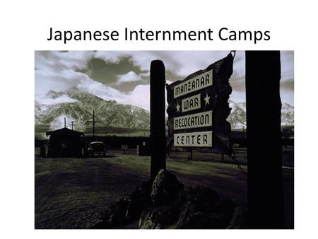 Japanese Internment Camps. On December 7, 1941, the Imperial Japanese Navy attacked Pearl Harbor, bringing the United States into World War II. December.