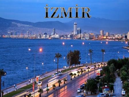 The third-largest metropolis and an important port city of Izmir in Turkey.Izmir,yatch and boats are surrounded at the beginning of along and norrow bay.Along.