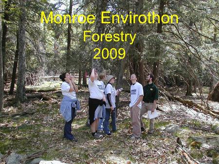 Monroe Envirothon Forestry 2009. Identifying Pennsylvania Trees Pennsylvania Forest Stewardship Program.