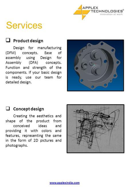 Services Product design Concept design
