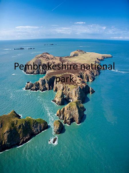 Pembrokeshire national park. Map of Pembrokeshire.