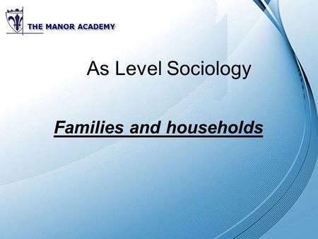Families and households