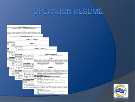 Resume Content Review 1. Complete contact information 2. Clearly state objective/career summary 3. Accurately list complete work experience 4. Include.