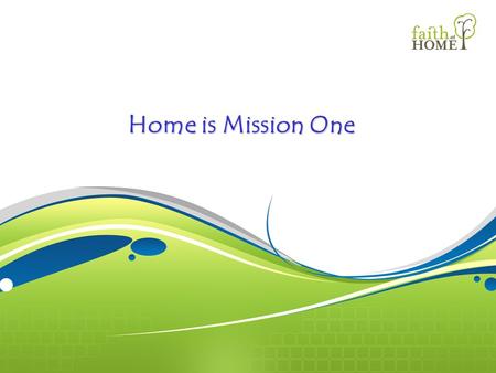 Home is Mission One. Deuteronomy = Repetition Of The Law.