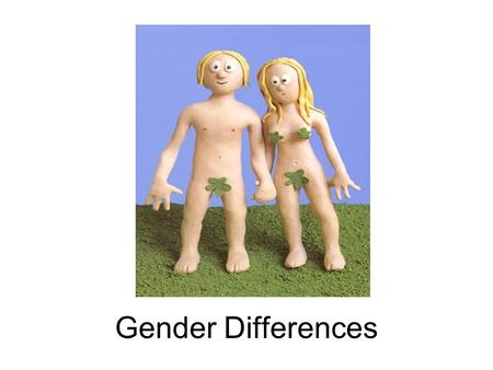 Gender Differences. SEX VS. GENDER biology & behavior.
