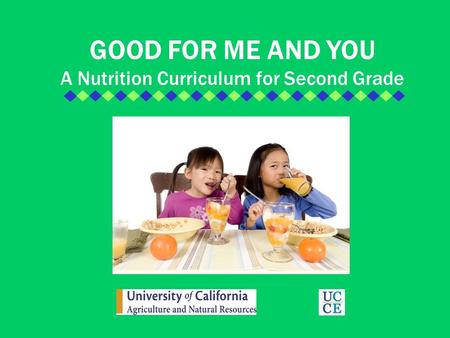 A Nutrition Curriculum for Second Grade