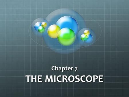 Chapter 7 THE MICROSCOPE.
