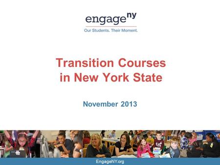 Transition Courses in New York State
