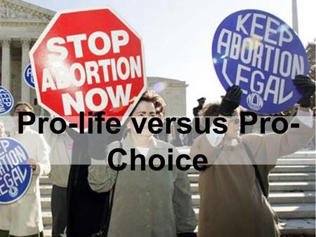 Pro-life versus Pro- Choice. Andrea Smith Academic scholar, feminist, and activist. Associate professor in the Department of Media and Cultural Studies.