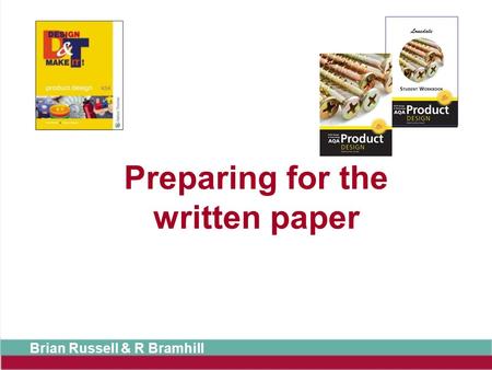Preparing for the written paper