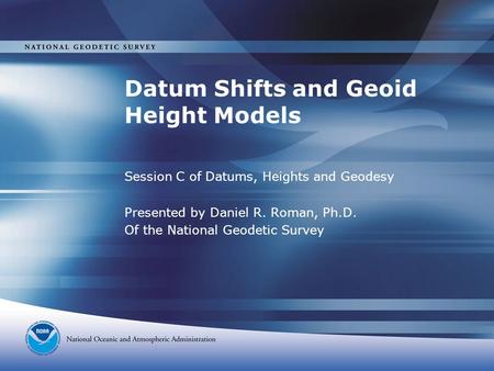 Datum Shifts and Geoid Height Models