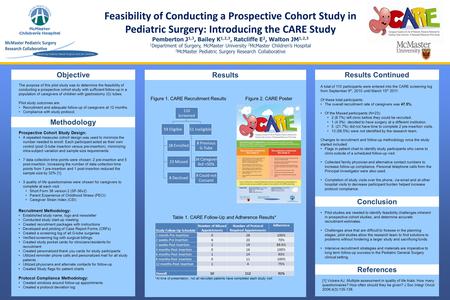 The purpose of this pilot study was to determine the feasibility of conducting a prospective cohort study with sufficient follow-up in a population of.