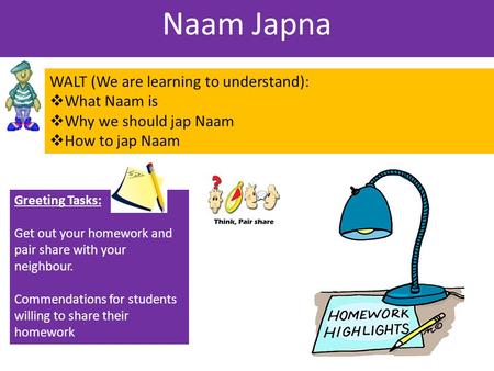 Naam Japna WALT (We are learning to understand): What Naam is