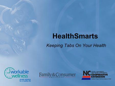 HealthSmarts Keeping Tabs On Your Health. Prevention Primary Secondary Tertiary.
