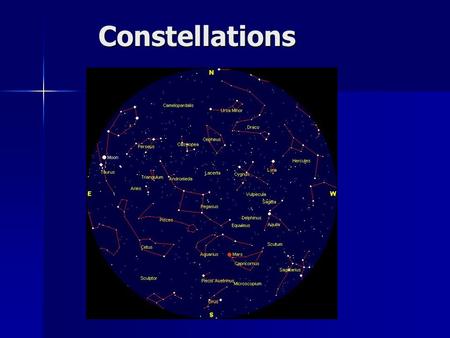 Constellations. The rotation of the earth causes the apparent daily motion of stars. The rotation of the earth causes the apparent daily motion of stars.