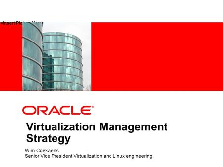 Virtualization Management Strategy