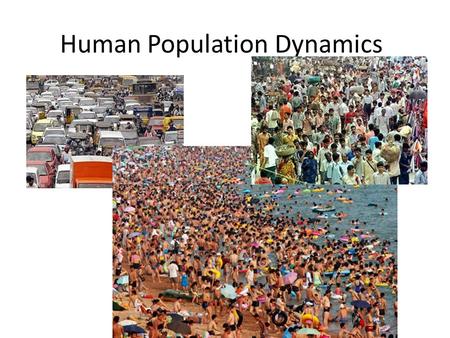 Human Population Dynamics. How do populations change Immigration – movement of people or species into a population Emmigration – movement of people or.