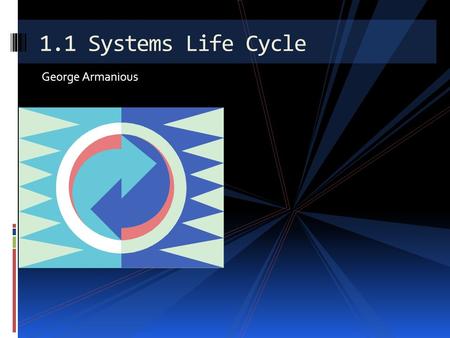 George Armanious 1.1 Systems Life Cycle The cycle involves design and implementation of systems. Includes: Software requirements Hardware requirements.