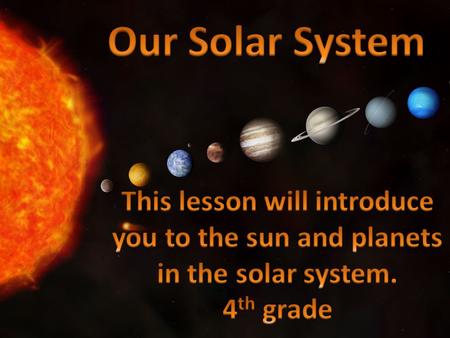 Summary Photo Sources 1.http://www.universetoday.com/15451/the-solar-system/ 2.http://www.sunorbit.net/real_sun.htmhttp://www.sunorbit.net/real_sun.htm.