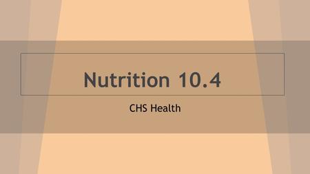 Nutrition 10.4 CHS Health. Label Videos Nutrition Fact Label Changes Proposed by FDA - CBS NEWS Obama Administration Announces Sweeping Update to Nutrition.