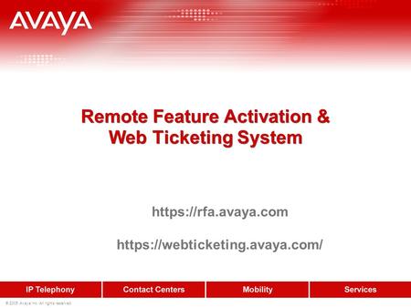 Remote Feature Activation & Web Ticketing System