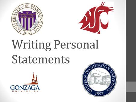 how to write a personal statement ppt