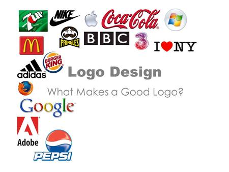 Logo Design What Makes a Good Logo?.