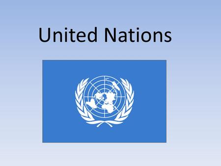 United Nations.