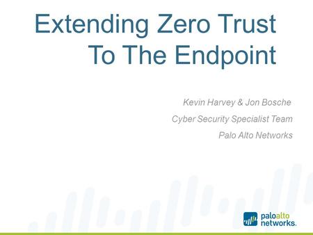Extending Zero Trust To The Endpoint