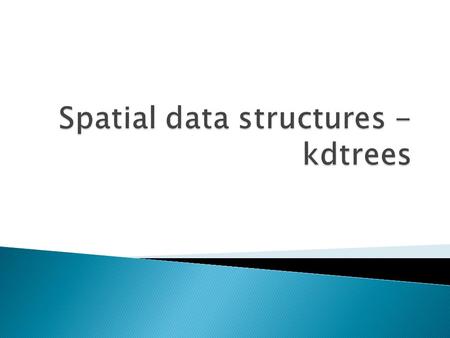  This lecture introduces multi-dimensional queries in databases, as well as addresses how we can query and represent multi- dimensional data.