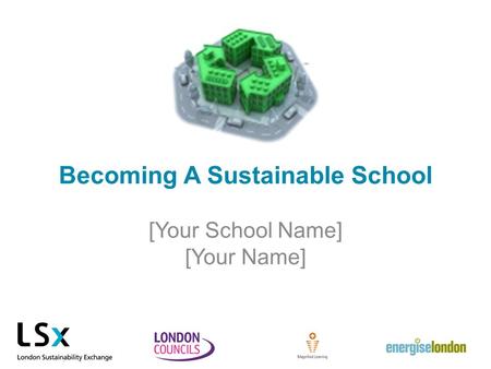 Becoming A Sustainable School [Your School Name] [Your Name]