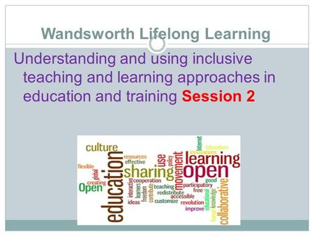 Wandsworth Lifelong Learning