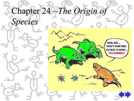 Chapter 24 ~The Origin of Species
