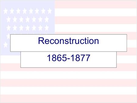 Reconstruction 1865-1877. Key Questions 1. How do we bring the South back into the Union? 2. How do we rebuild the South after its destruction during.