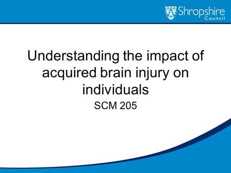 Understanding the impact of acquired brain injury on individuals