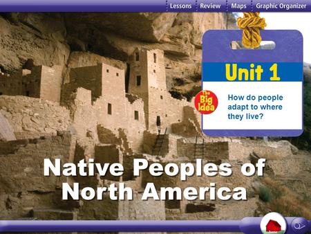Unit 1 Native Peoples of North America