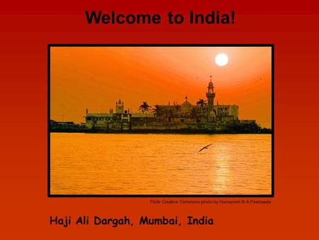 Welcome to India! Haji Ali Dargah, Mumbai, India