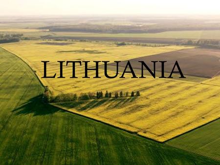 LITHUANIAN QUALITIES LITHUANIA. shed blood for the Motherland life fields of ryes and wheats.