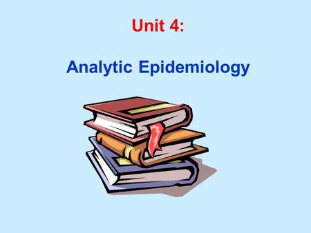 Analytic Epidemiology