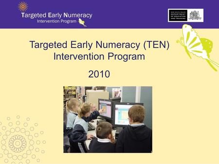 Targeted Early Numeracy (TEN) Intervention Program
