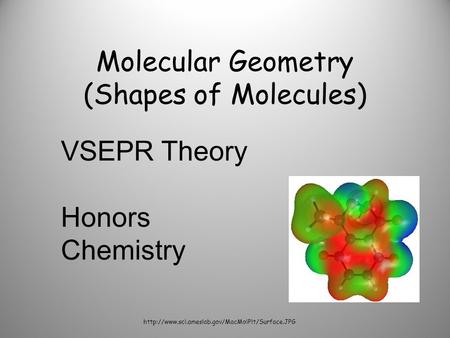 Molecular Geometry (Shapes of Molecules)
