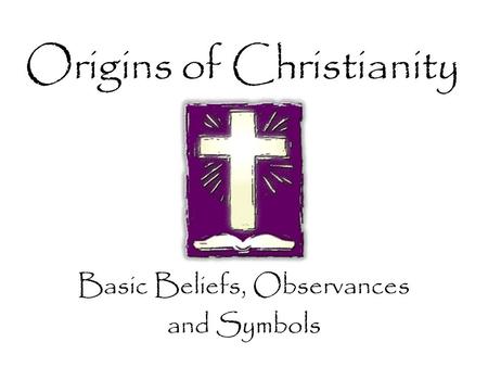 Origins of Christianity