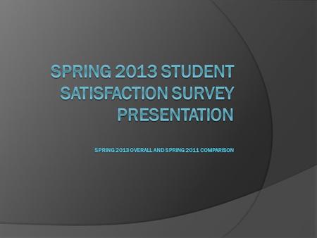 What is the Focus?  Round 2 Analysis observed trends in student perception after first survey.  Allows us to recognize improvements of lower measures.