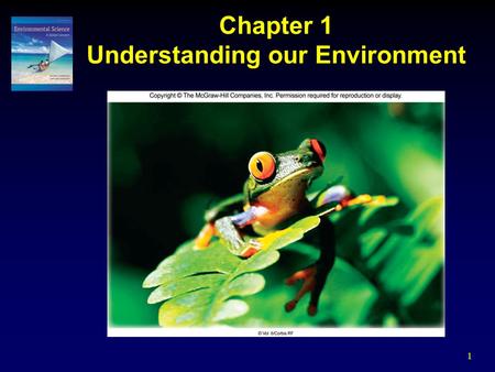 Chapter 1 Understanding our Environment