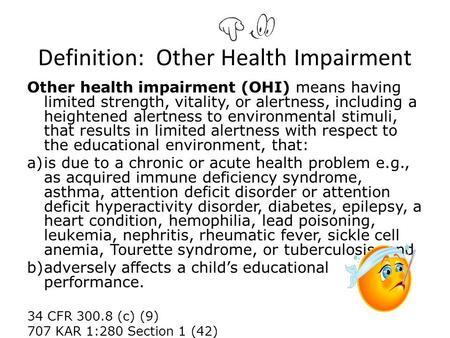 Definition: Other Health Impairment