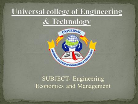 SUBJECT- Engineering Economics and Management. TOPIC- Production Management and HR Management BRANCH :- E.C PREPARED BY:- HIMALI SHAH(130460111004) GUIDE.
