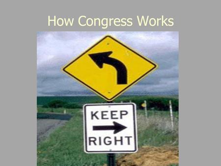 How Congress Works. Congressional Rules - Developed to help Congress operate: 535 people making laws for over 300 million… There must be rules! -House.
