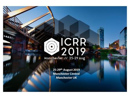 25-29 th August 2019 Manchester Central Manchester UK.