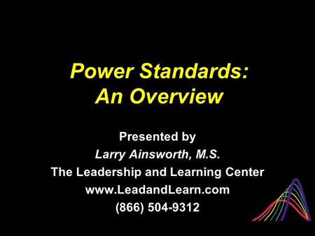 Power Standards: An Overview